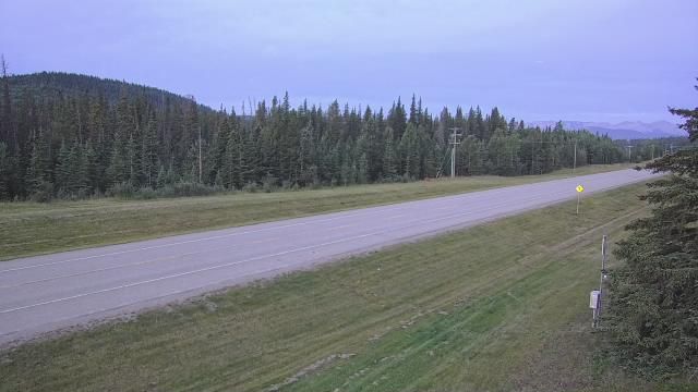 Traffic Cam Nordegg: Hwy - Ranger Stn