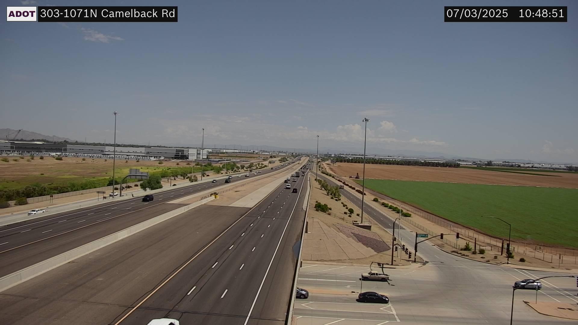 Traffic Cam Goodyear › North: SR-303 NB 107.10 @Camelback Rd