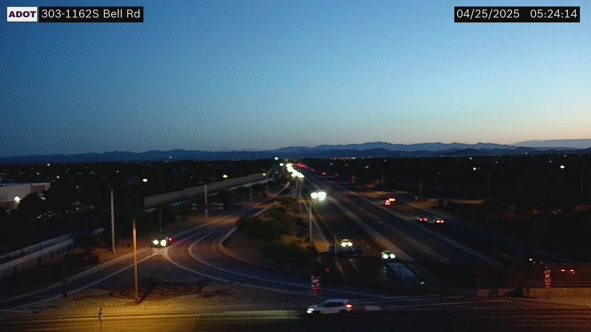 Traffic Cam Surprise › South: SR-303 SB 116.20 @Bell Rd