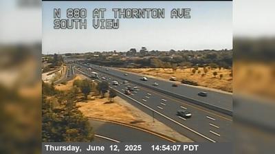 Fremont Traffic: I-880 and Thornton Ave