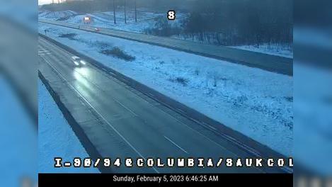 Traffic Cam Lewiston: I-90/94 at Columbia-Sauk Line