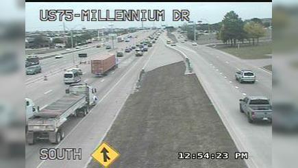 Traffic Cam Downtown Allen › North: US 75 @ Millennium Dr