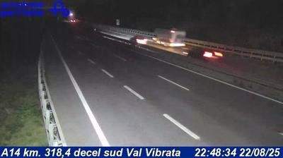 Preview delle webcam di Colonnella: A14 km. 318,4 decel sud Val Vibrata