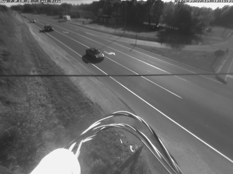 Traffic Cam Central Frontenac: Highway 7 at CR