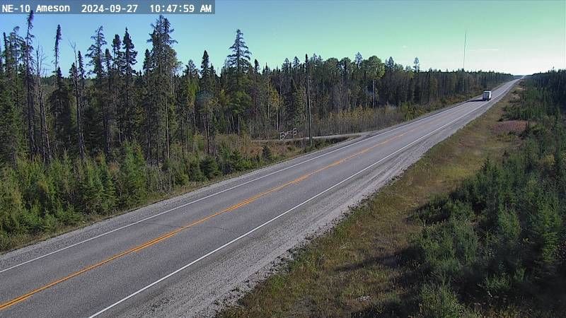 Traffic Cam Unorganized North Cochrane: Highway 11 west of Highway 631