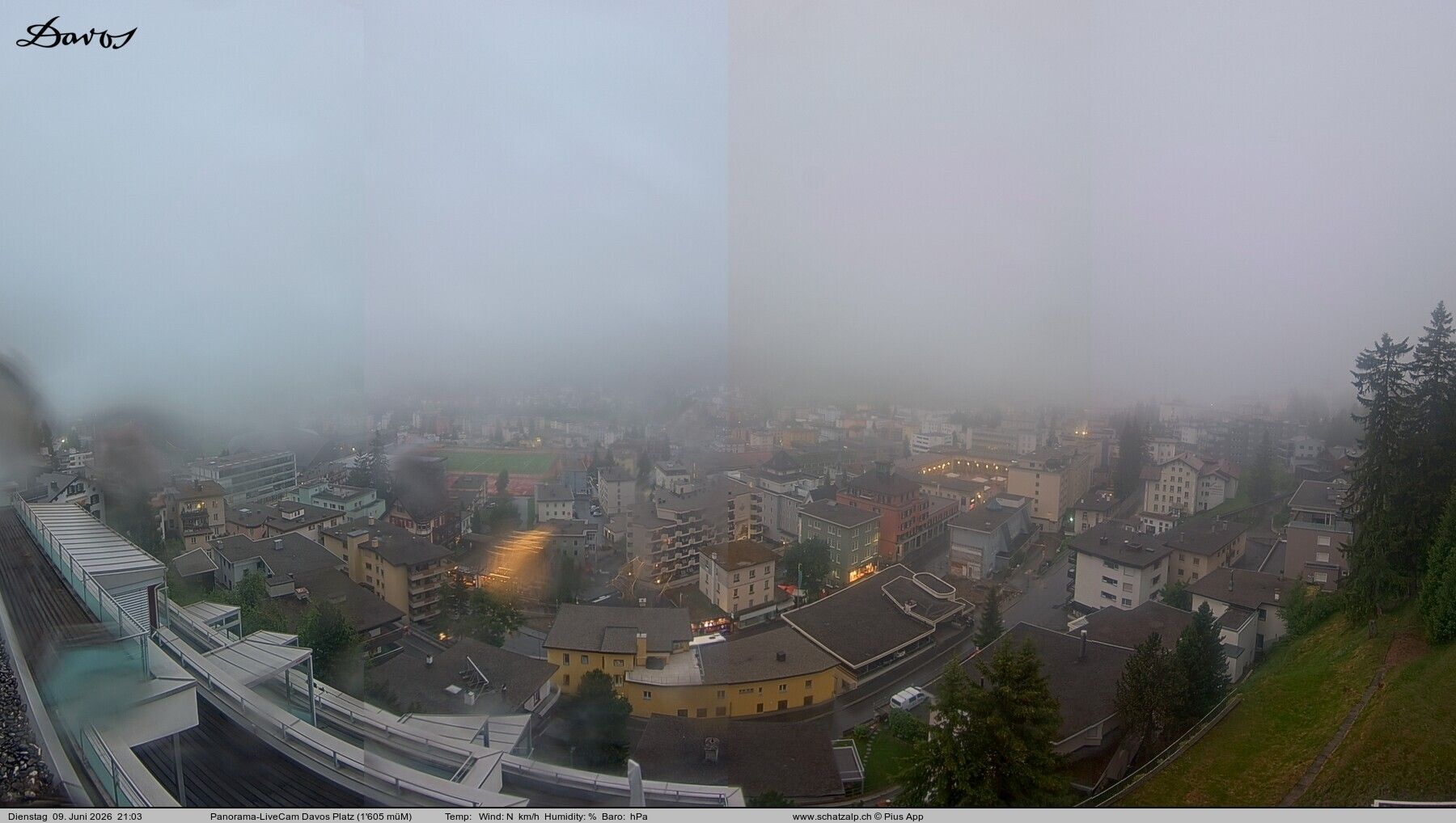 Davos: 180° Panorama mit Jakobshorn