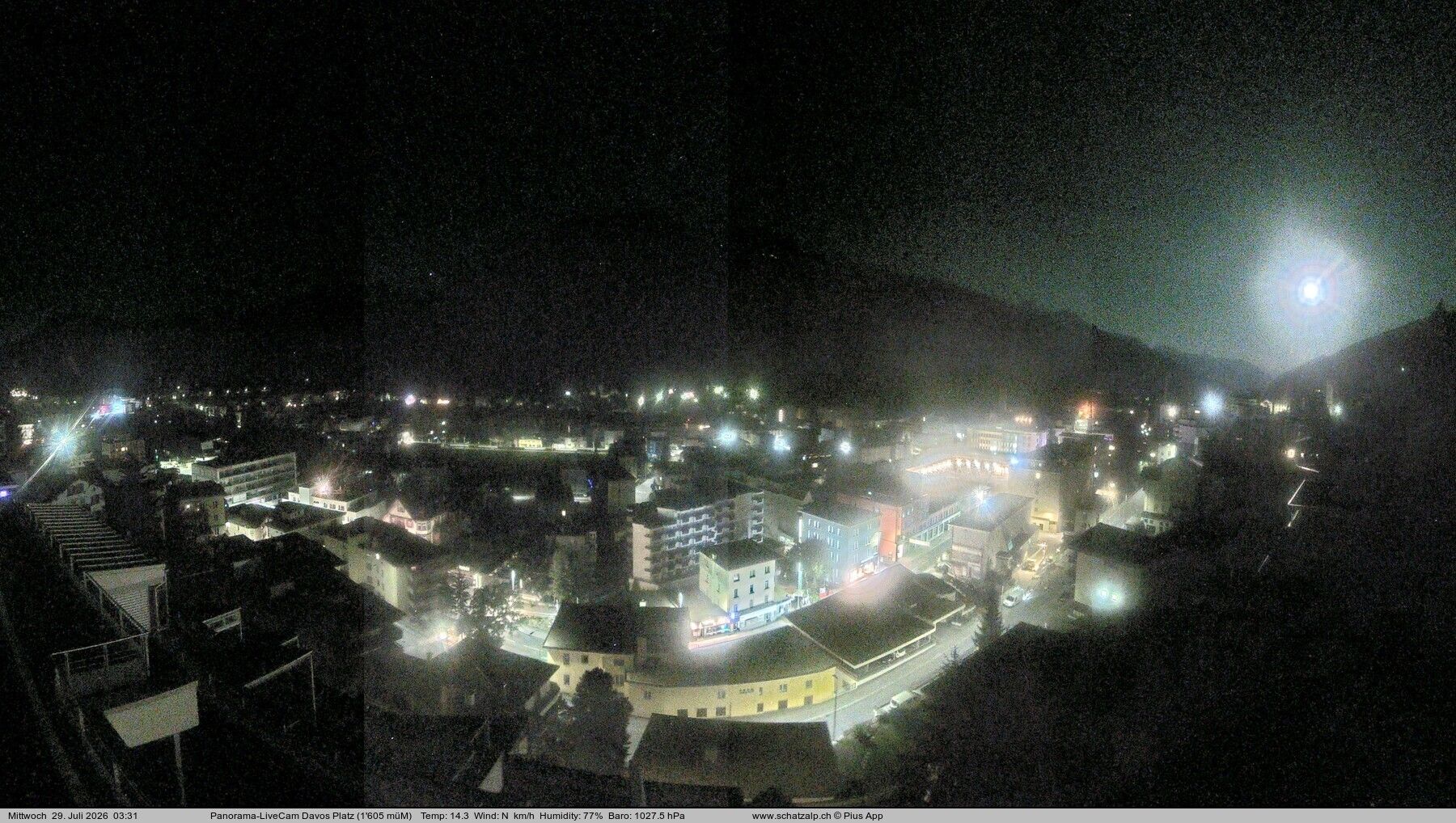 Davos: 180° Panorama mit Jakobshorn