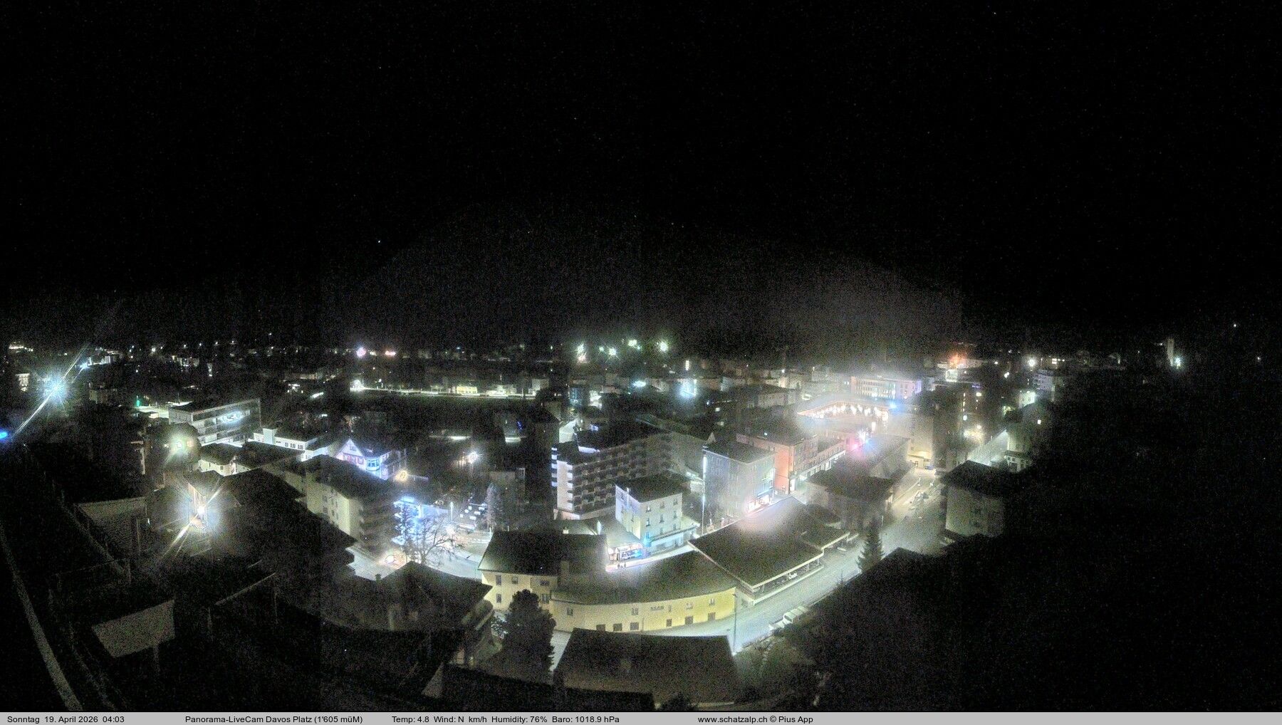 Davos: 180° Panorama mit Jakobshorn