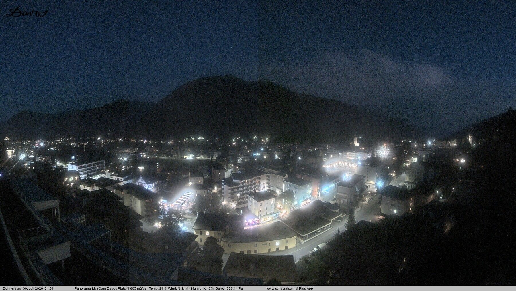 Davos: 180° Panorama mit Jakobshorn