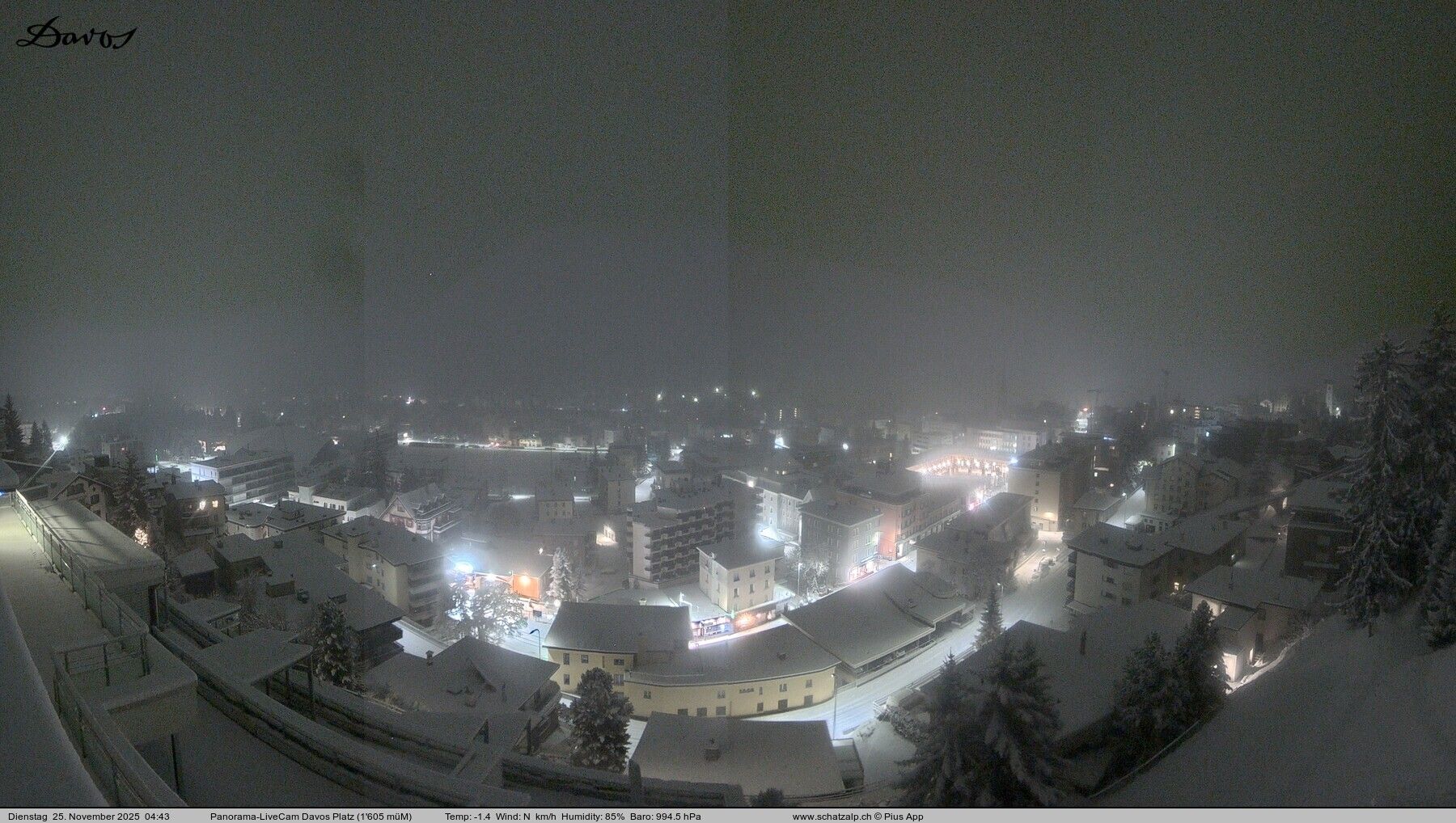 Davos: 180° Panorama mit Jakobshorn
