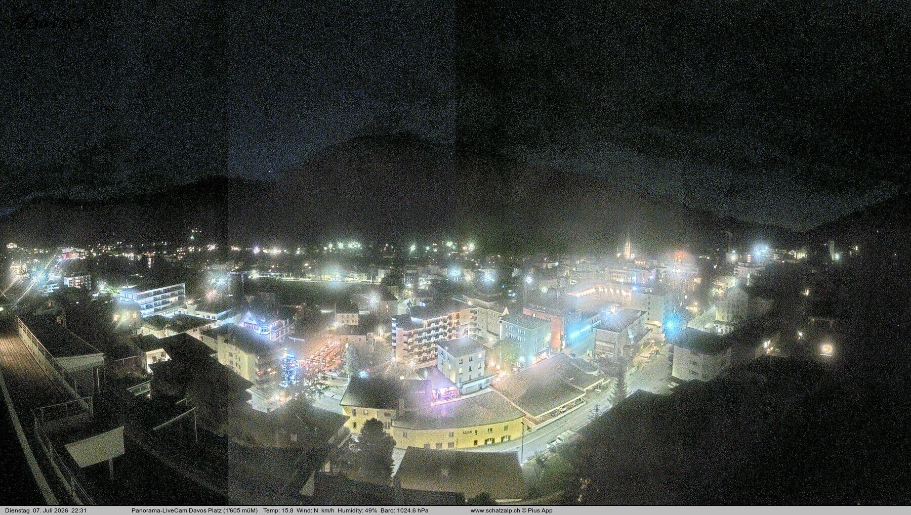 Davos: 180° Panorama mit Jakobshorn
