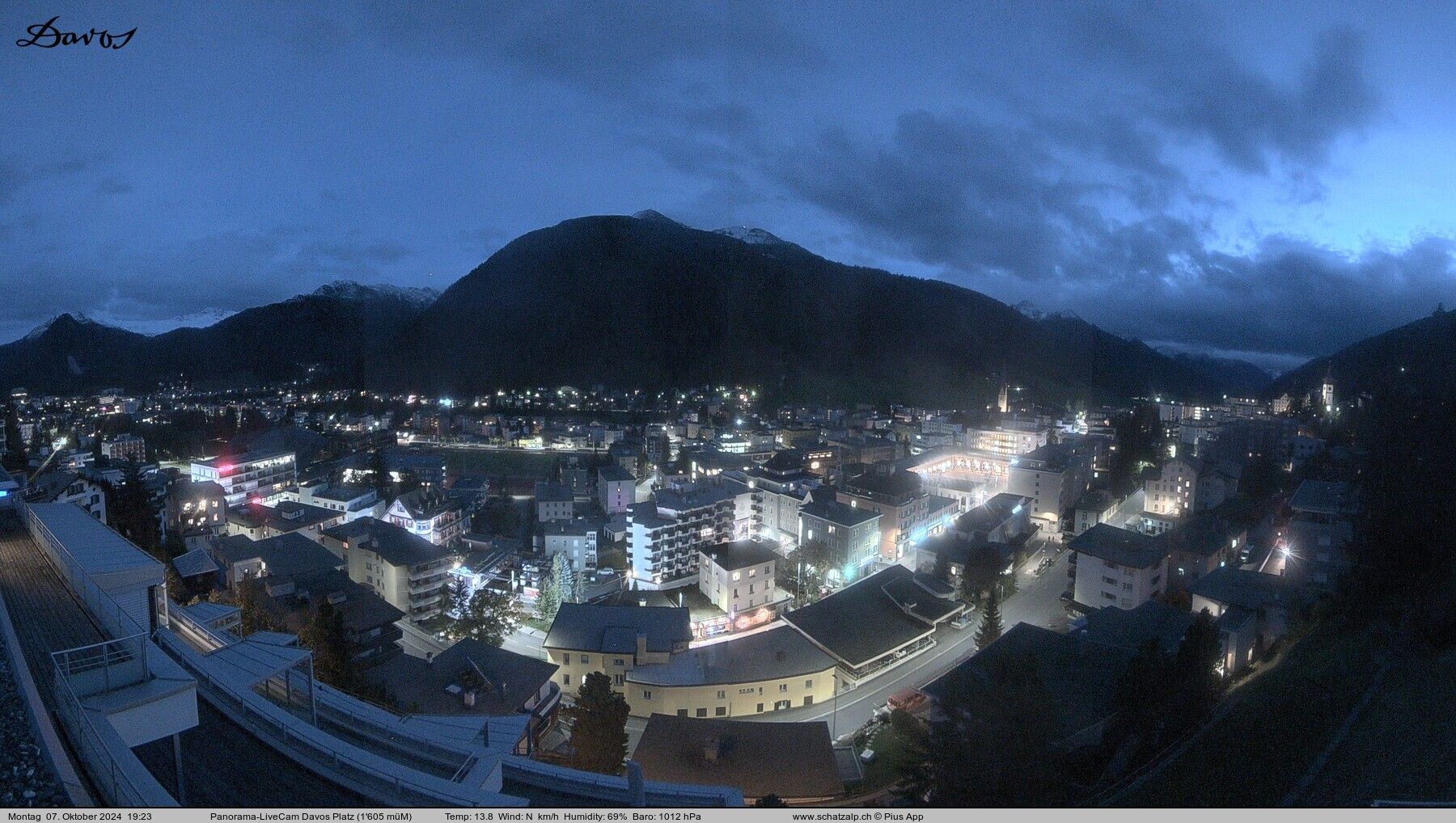 Davos: 180° Panorama mit Jakobshorn