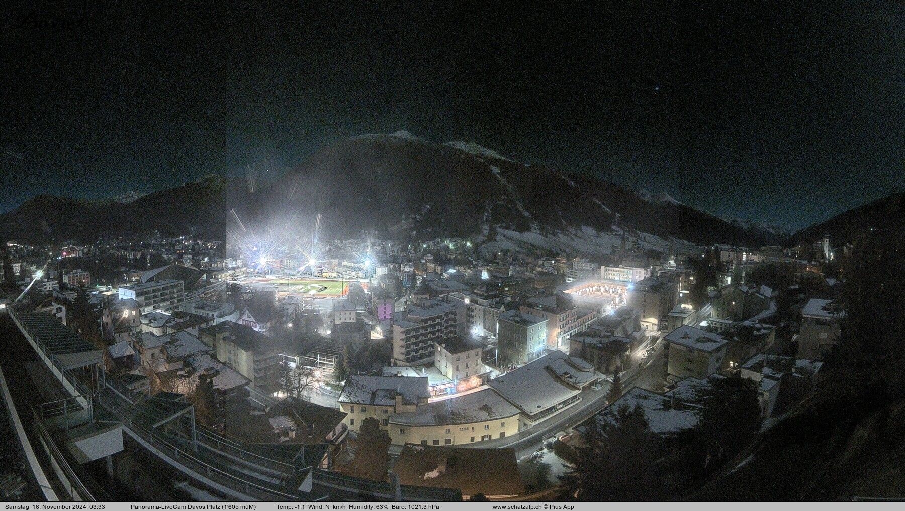 Davos: 180° Panorama mit Jakobshorn