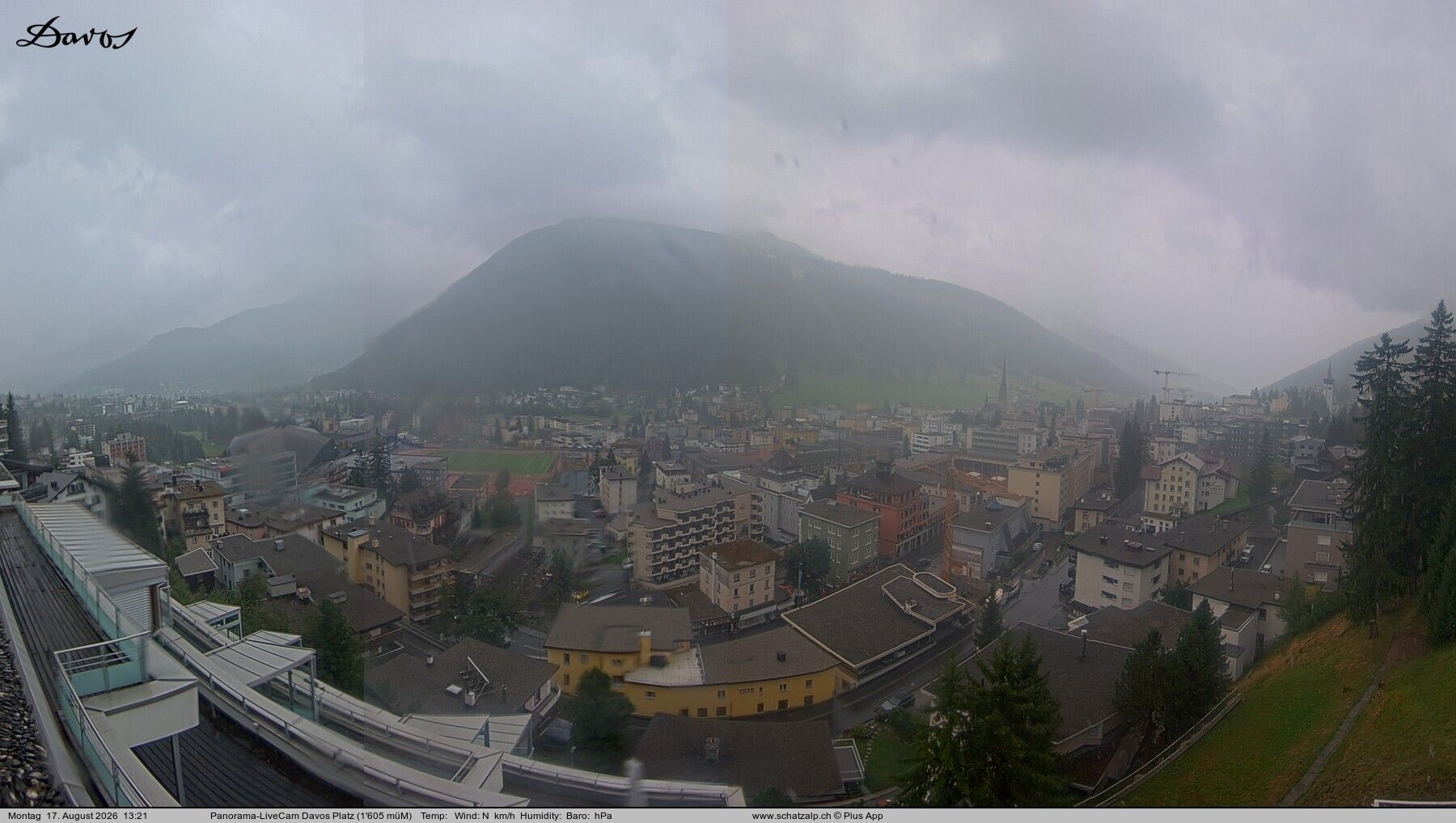 Davos: 180° Panorama mit Jakobshorn