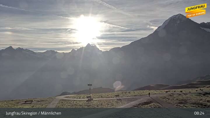 Wengen › Osten: Männlichen - Bergstation Sesselbahn Männlichen