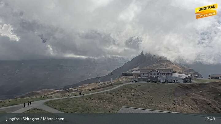 Wengen › Osten: Männlichen - Bergstation Sesselbahn Männlichen