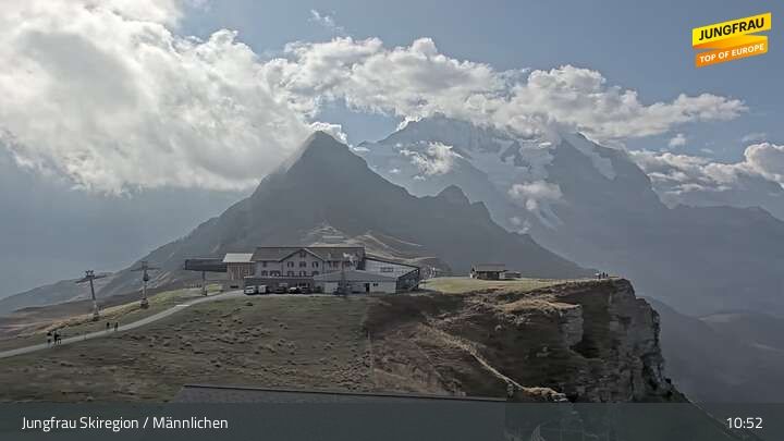 Wengen › Osten: Männlichen - Bergstation Sesselbahn Männlichen