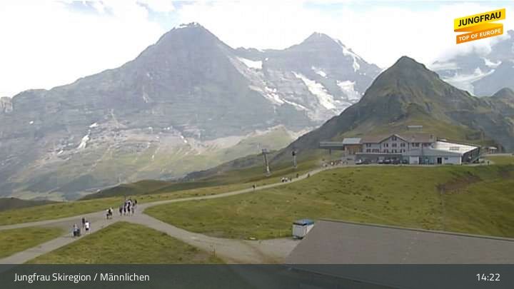 Wengen › Osten: Männlichen - Bergstation Sesselbahn Männlichen