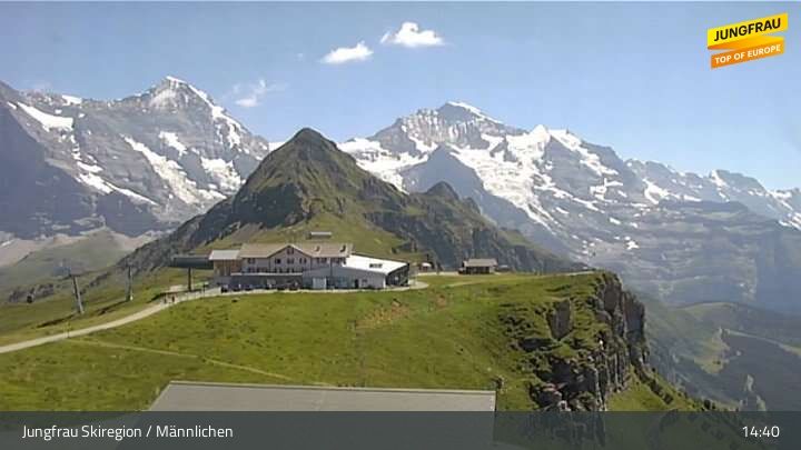 Wengen › Osten: Männlichen - Bergstation Sesselbahn Männlichen