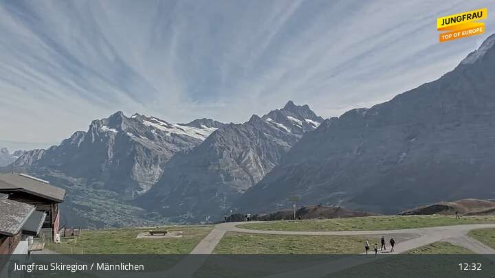 Wengen › Osten: Männlichen - Bergstation Sesselbahn Männlichen