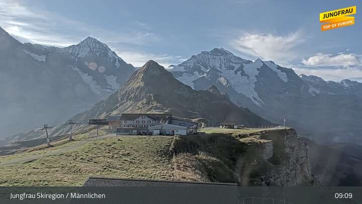 Wengen › Osten: Männlichen - Bergstation Sesselbahn Männlichen