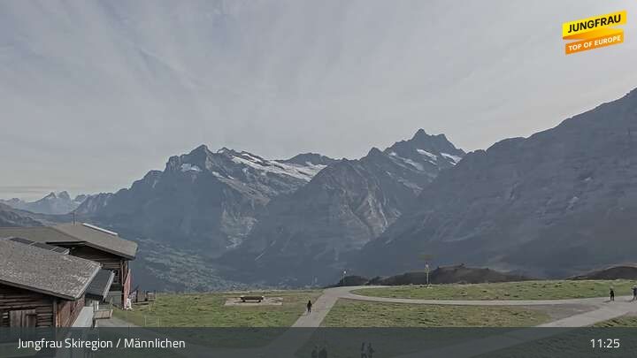 Wengen › Osten: Männlichen - Bergstation Sesselbahn Männlichen