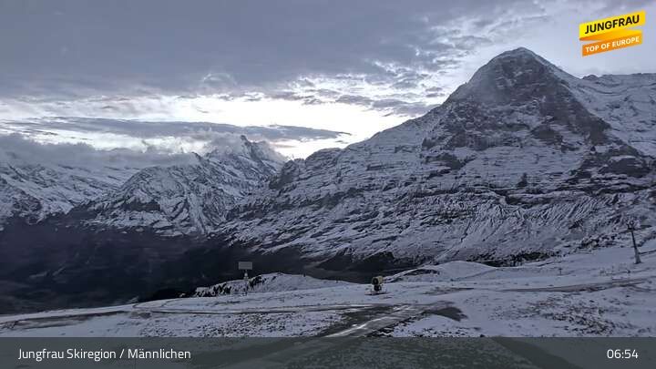 Wengen › Osten: Männlichen - Bergstation Sesselbahn Männlichen
