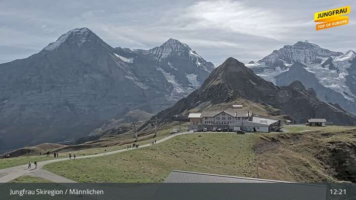Wengen › Osten: Männlichen - Bergstation Sesselbahn Männlichen