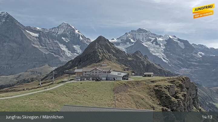 Wengen › Osten: Männlichen - Bergstation Sesselbahn Männlichen