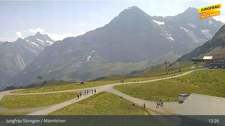 Wengen › Osten: Männlichen - Bergstation Sesselbahn Männlichen