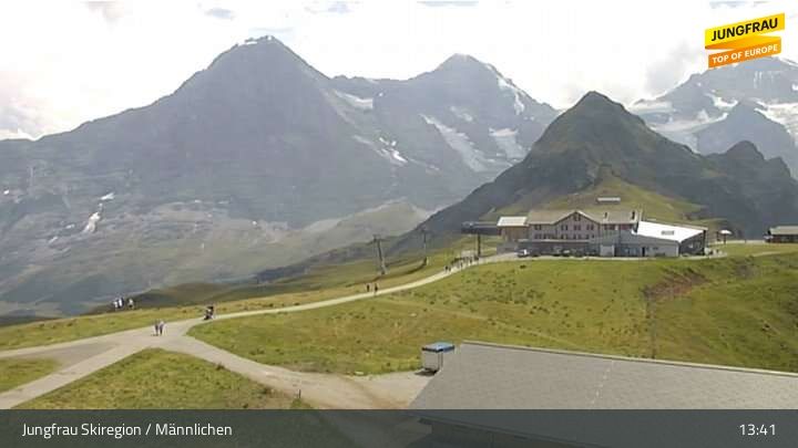 Wengen › Osten: Männlichen - Bergstation Sesselbahn Männlichen