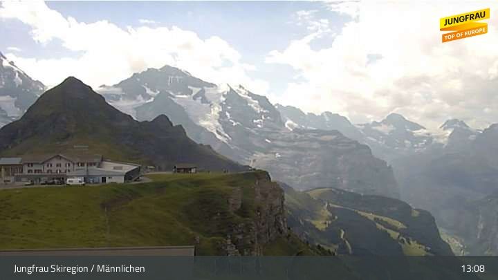 Wengen › Osten: Männlichen - Bergstation Sesselbahn Männlichen