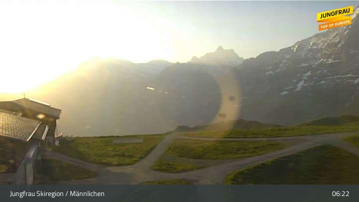 Wengen › Osten: Männlichen - Bergstation Sesselbahn Männlichen