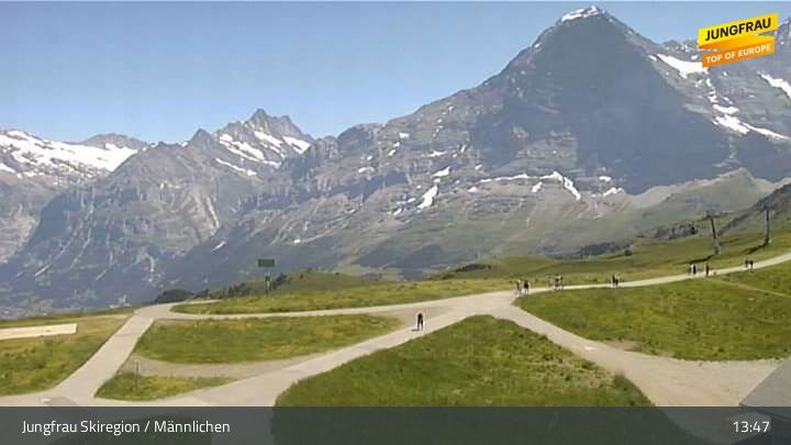 Wengen › Osten: Männlichen - Bergstation Sesselbahn Männlichen