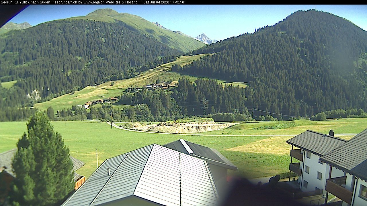 Sedrun › Süden: Via Cavorgia - NEAT-Erlebnisweg Aussichtsplattform