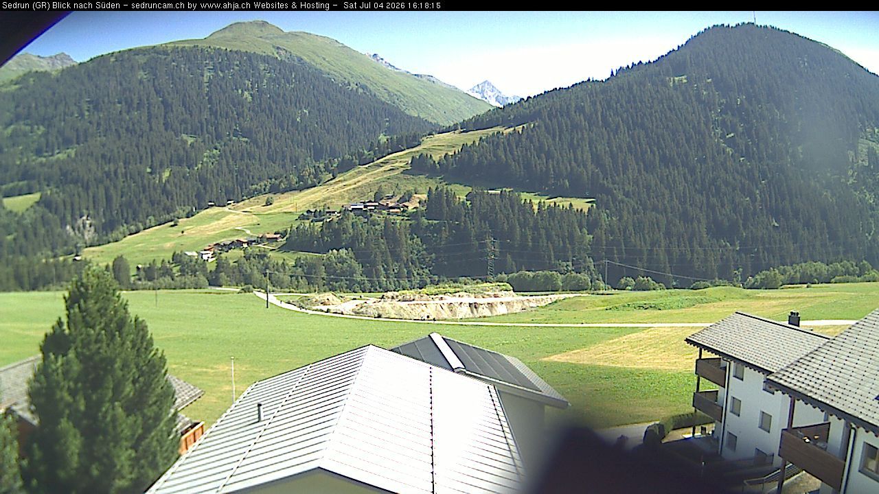 Sedrun › Süden: Via Cavorgia - NEAT-Erlebnisweg Aussichtsplattform