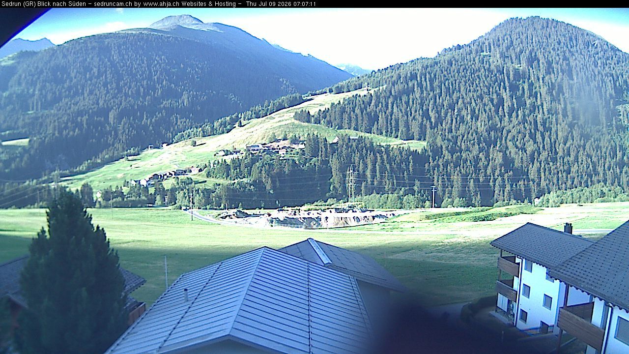 Sedrun › Süden: Via Cavorgia - NEAT-Erlebnisweg Aussichtsplattform