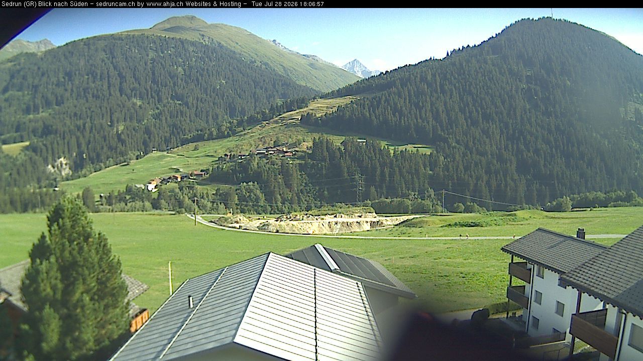 Sedrun › Süden: Via Cavorgia - NEAT-Erlebnisweg Aussichtsplattform