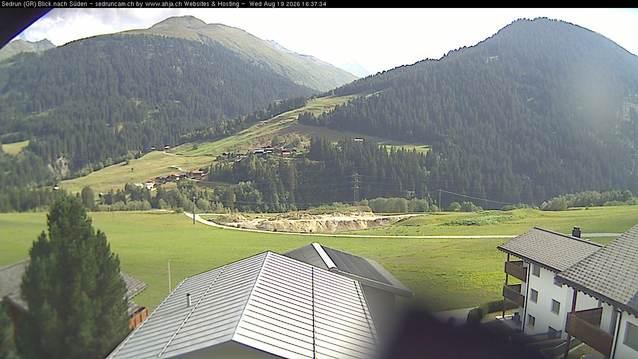 Sedrun › Süden: Via Cavorgia - NEAT-Erlebnisweg Aussichtsplattform