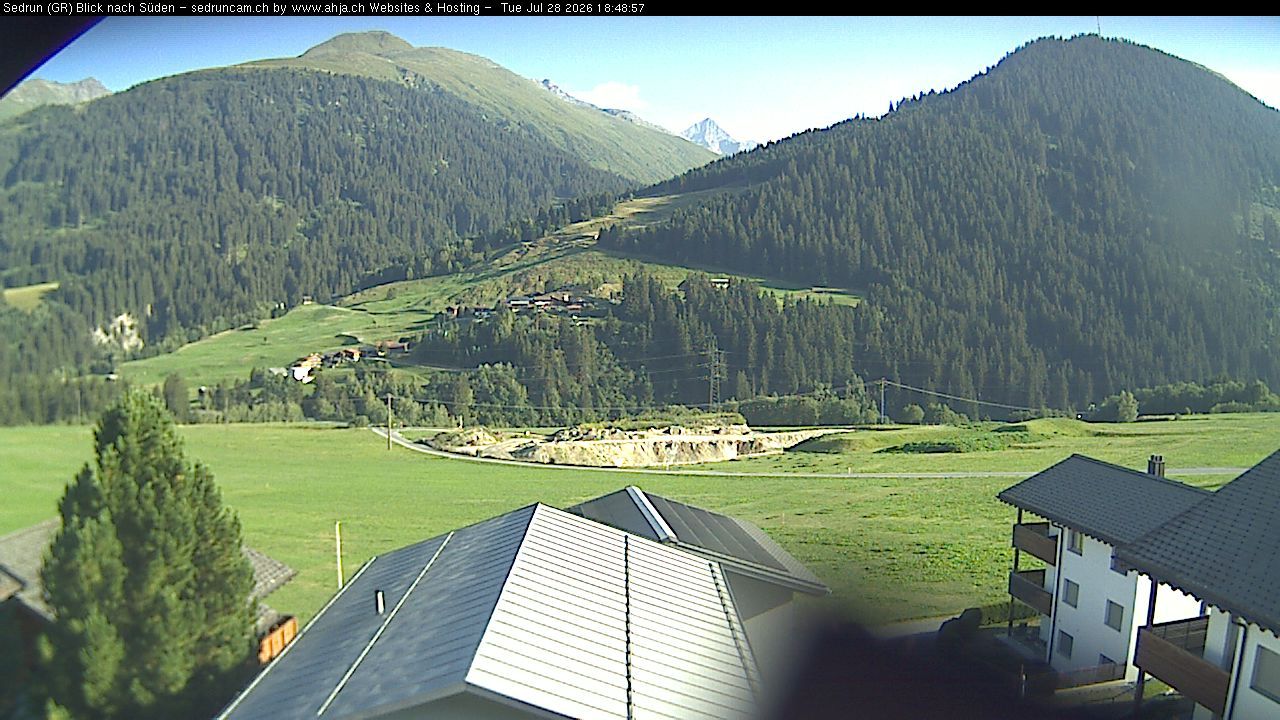 Sedrun › Süden: Via Cavorgia - NEAT-Erlebnisweg Aussichtsplattform