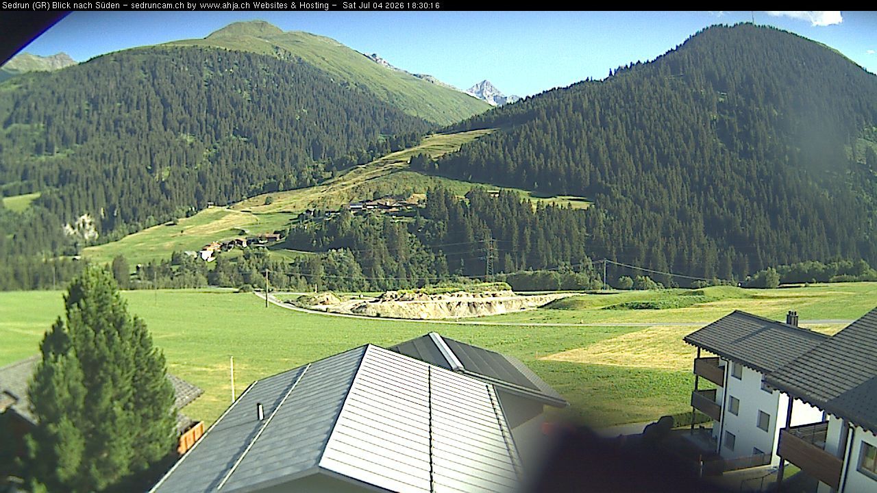 Sedrun › Süden: Via Cavorgia - NEAT-Erlebnisweg Aussichtsplattform
