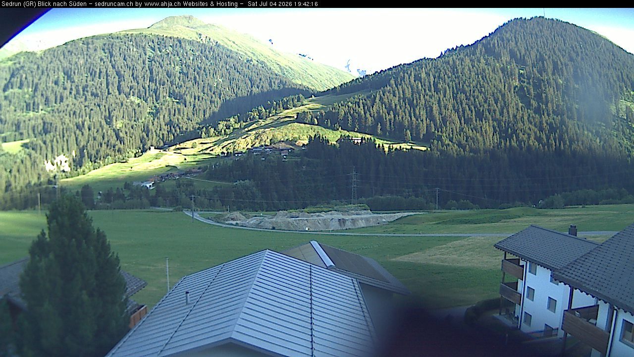 Sedrun › Süden: Via Cavorgia - NEAT-Erlebnisweg Aussichtsplattform