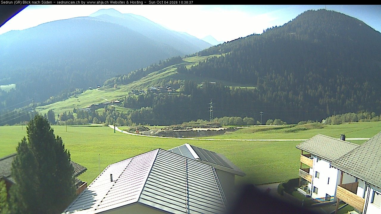 Sedrun › Süden: Via Cavorgia - NEAT-Erlebnisweg Aussichtsplattform