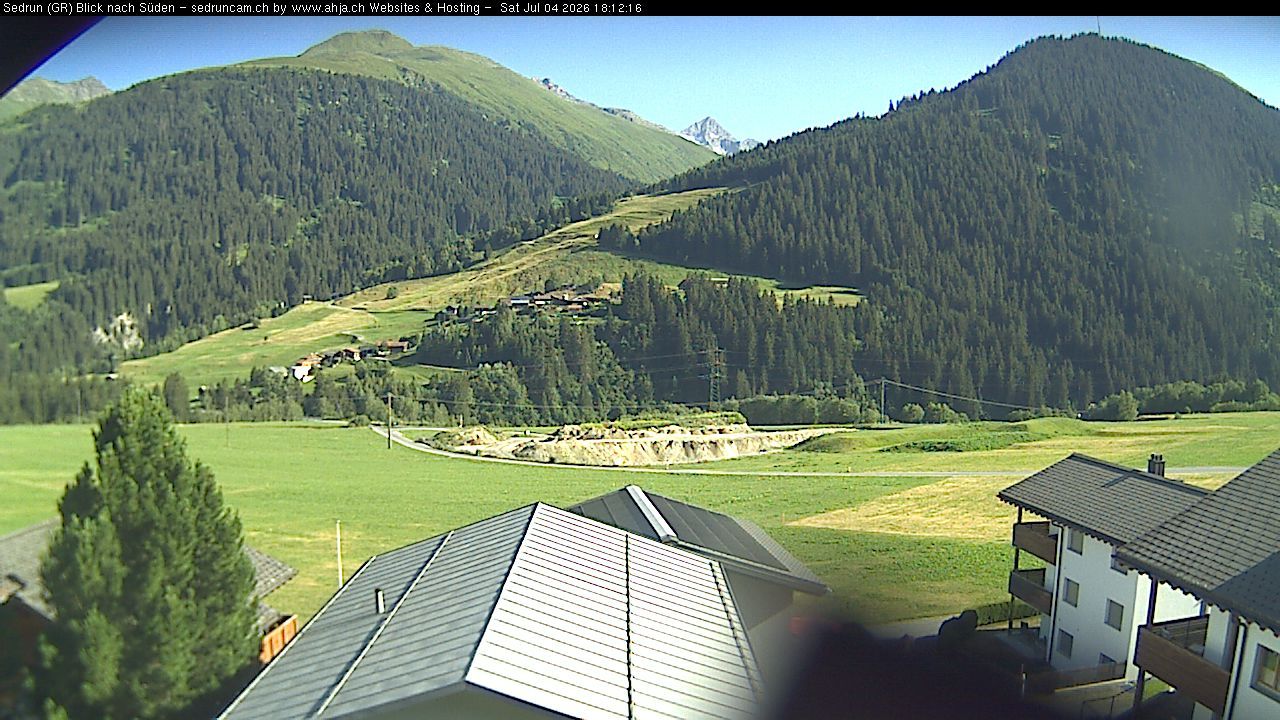 Sedrun › Süden: Via Cavorgia - NEAT-Erlebnisweg Aussichtsplattform