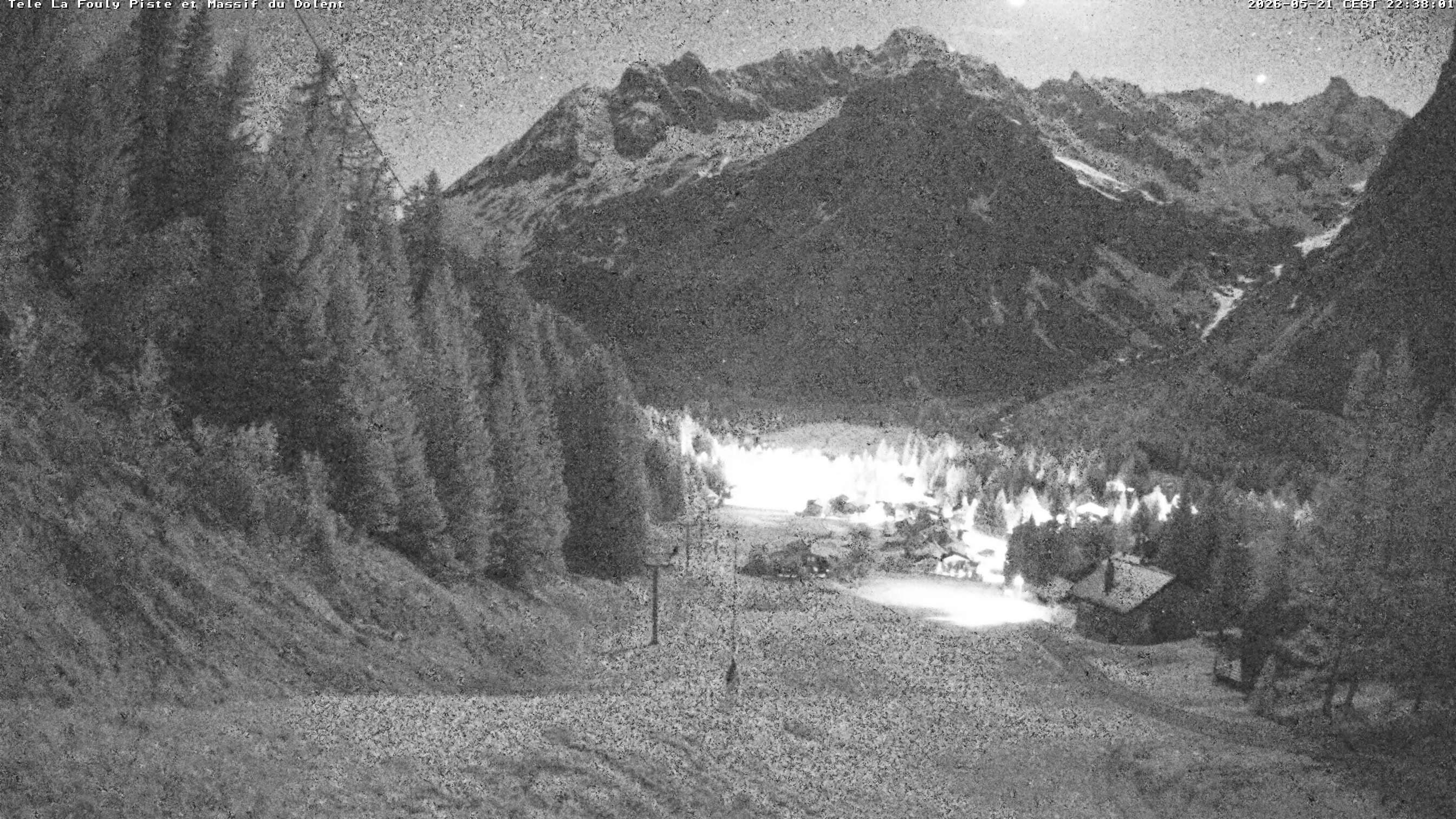 La Fouly › Südwesten: Glacier de l'A Neuve - Mont Dolent - Mont Blanc massif