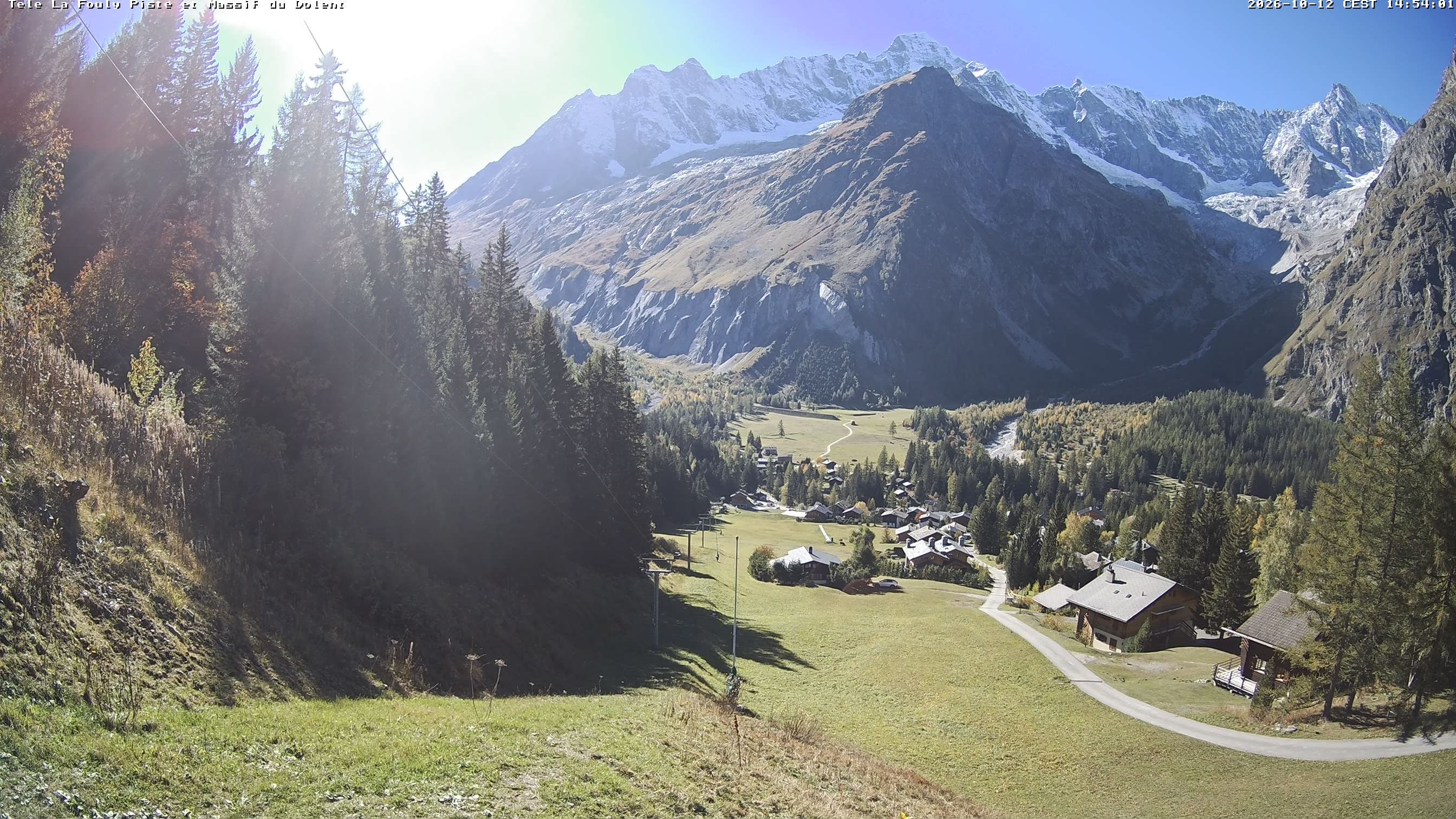 La Fouly › Südwesten: Glacier de l'A Neuve - Mont Dolent - Mont Blanc massif