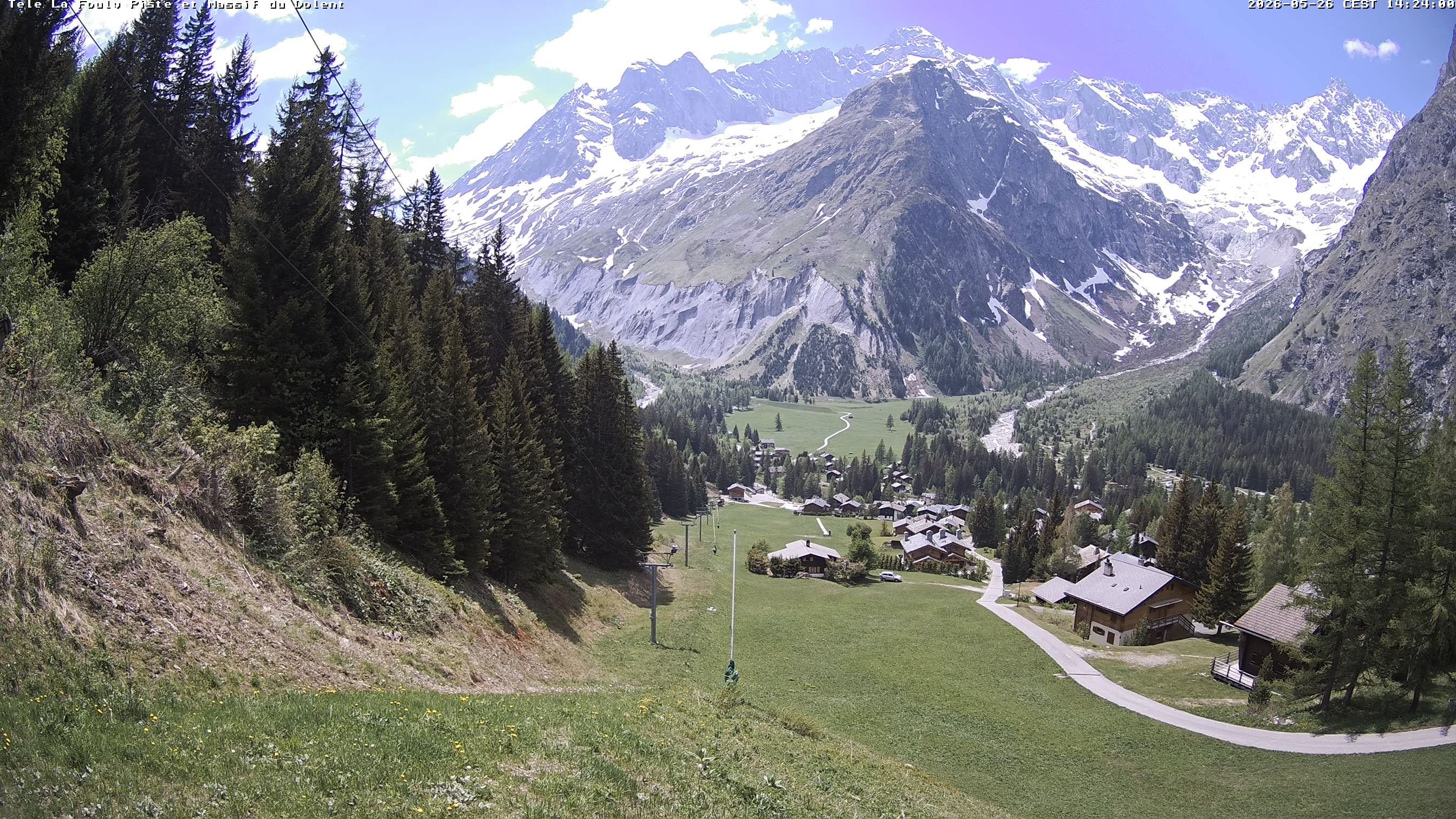 La Fouly › Südwesten: Glacier de l'A Neuve - Mont Dolent - Mont Blanc massif