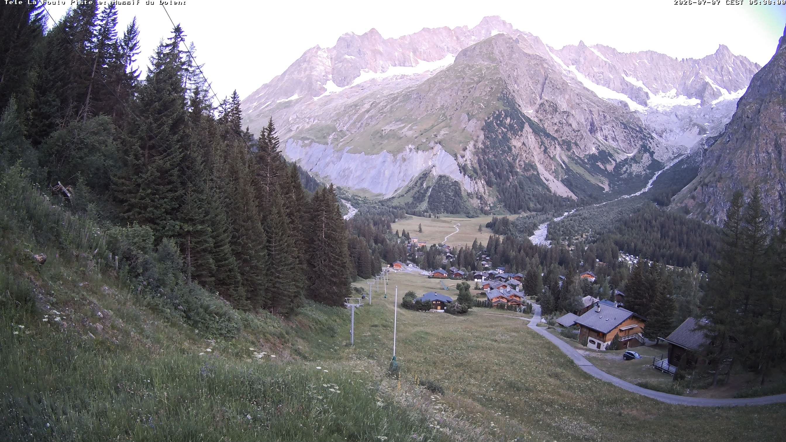 La Fouly › Südwesten: Glacier de l'A Neuve - Mont Dolent - Mont Blanc massif