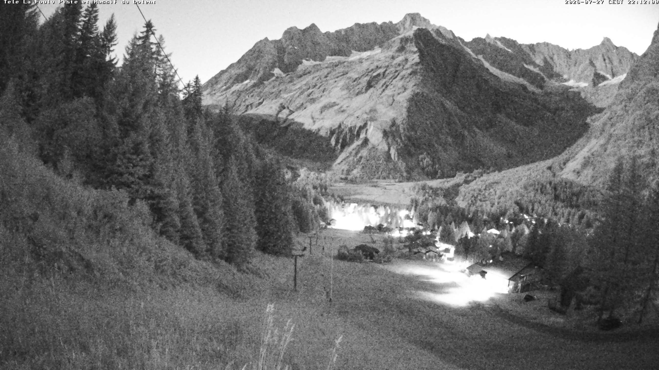 La Fouly › Südwesten: Glacier de l'A Neuve - Mont Dolent - Mont Blanc massif