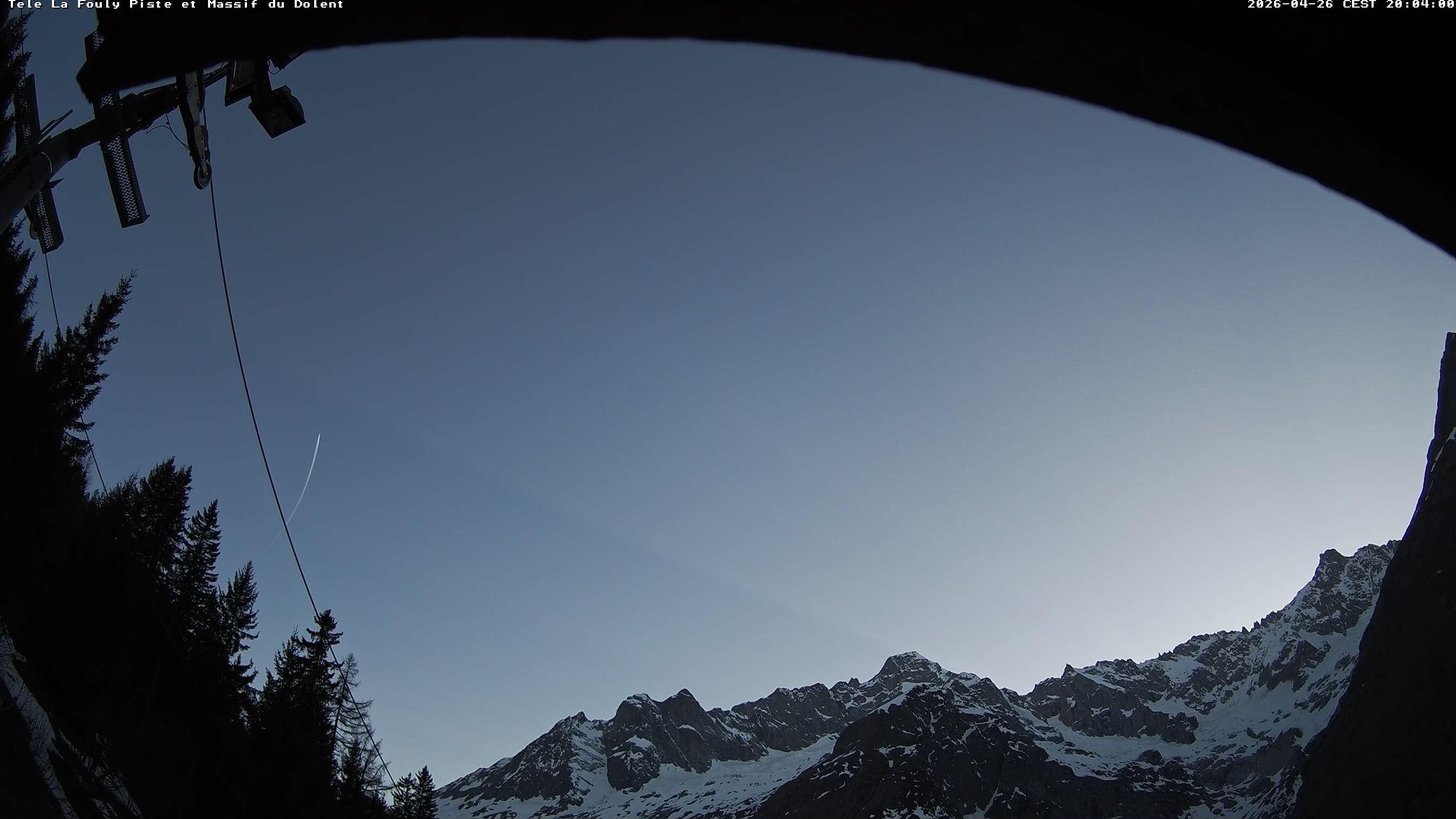 La Fouly › Südwesten: Glacier de l'A Neuve - Mont Dolent - Mont Blanc massif